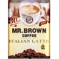 Mr. Brown 3 in 1 Instant Coffee 30 Sachets (Italian Latte, 2 Packs)