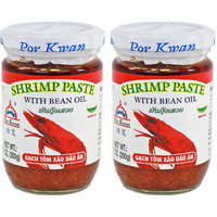 Por Kwan Shrimp Paste with Bean Oil (7oz x 2 jars)