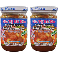 Por Kwan Gia Vi Bo Kho - Spicy Stewed Beef Paste (2 Pack, Total of 16oz)
