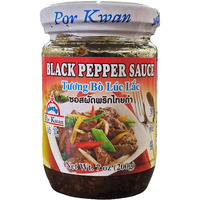 Por Kwan Tuong Bo Luc Lac - Thai Black Pepper Sauce (2 Pack, Total of 14oz)