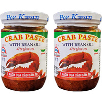 Por Kwan Crab Paste with Bean Oil (2 Pack, Total of 14oz)