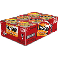 Nongshim Neoguri Spicy Seafood Ramen Noodle Soup, 6 Pack, Microwaveable Ramyun Instant Noodle Cup, Bold & Spicy Chili Peppers