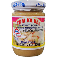 Por Kwan Tom Ka Kai - Instant Sour Spicy Coconut Paste (2 Pack, Total of 14oz)