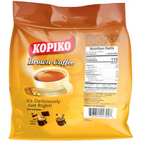 Kopiko Instant 3 In 1 Brown Coffee 0.88 Ounce (Pack of 30) Instand coffee Brown
