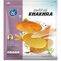 Induben Khakhrawala Premium Tasty and Healthy Indian Gujarati Snacks Khakhra 200gm (7 oz) PAV BHAJI Pack of 2