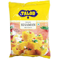Talod Instant Khaman Mix Flour - Ready to Cook Nylon Khaman - Gujarati Snack Food (Khaman 500Gm, Pack of 12)