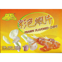 Prawn Flavored Chips (Colored Shrimp Chips), 8 oz. (227g), 1 Box