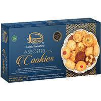 Jazaa Assorted Cookies 240g (8.46oz) | Pack of 1 | Blessings in Each Plate | Halal | Breakfast and Tea Time Snacks | Delightfully Smooth & Delicious