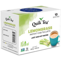Chai Tea Latte - Lemongrass Chai Tea 10 Latte Tea Pouches By QuikTea