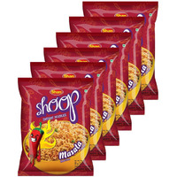 Shan Shoop Instant Noodles 2.29 oz (65g) - Masala Saveur Masala Flavour - Simply the Best - Suitable for Vegetarians - Airtight Pack in Polythene Bag (Pack of 6)