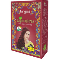 Burgundy Henna Powder for 100% Grey Coverage - Natural Henna Powder for Hair Dye/Color - 5 pouches inside- Total 50g (1.8 Oz)