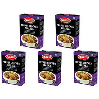 Pack Of 5 - Aachi Pepper Chicken Masala - 200 Gm