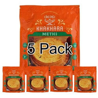 Pack of 5 - Deep Methi Khakhara 7 Oz (200 gm)
