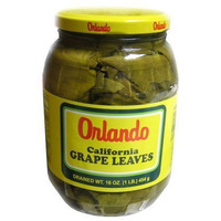 Orlando California Style Grape Leaves California Style - Tender Leaves Premium Quality- 16 Oz-475 Gm. Pack of 2 Jars -
