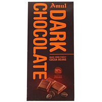 Amul 55% Cocoa Dark Chocolate Bar, 150g (Pack Of 4)
