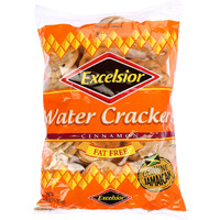 Excelsior Jamaica's Favorite Water Crackers, Cinnamon, Fat Free ,11.85 oz, Packaging may vary