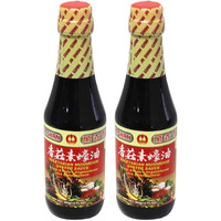 Wan Ja Shan Vegetarian Mushroom Oyster Sauce, 10oz Pack of 2. VEGAN. NON-GMO. NO MSG ADDED. 100% Naturally Brewed. No Chemical Soy Sauce.No Caramel Coloring.