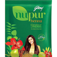 Godrej Nupur Henna  With 9 Herbs Natural Hair Dye Color & Conditioning  400g