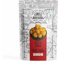MR Makhana Flavored Makhana | Super Snack | Roasted | 2.65oz (75g) - Family Size (Butter Tomato)