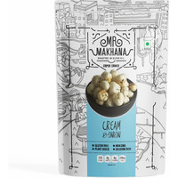 MR Makhana Cream n Onion Flavored Makhana | Super Snack | Roasted | 2.65oz (75g) Family Size