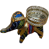 Elephant Diya-Green