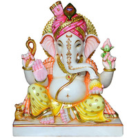 White Marble Ganesha Statue, Marble Ganpati Statue For Mandir, Ganesha Statue, Hindu Deities, Marble Ganesha Idol,Religious Gift