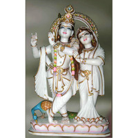 White Marble Radha Krishna Statue , Radha Krishna Moorti For Mandir, Fine Marble Radha Krishna, Marble Radhe Krishna, Yugal, Radhe Shyam