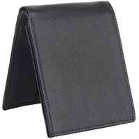 FIONA Mens Leather Bifold Wallet | Wallets For Men RFID Blocking | Genuine Leather | Extra Capacity Mens Black Wallet |