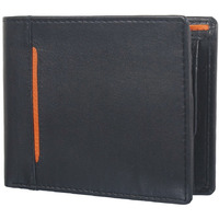 FIONA Mens Leather Bifold Wallet | Wallets For Men RFID Blocking | Genuine Leather | Extra Capacity Mens Black Wallet |