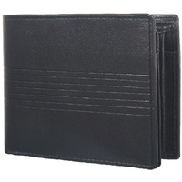 FIONA Mens Leather Bifold Wallet | Wallets For Men RFID Blocking | Genuine Leather | Extra Capacity Mens Black Wallet |