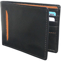 FIONA Mens Leather Bifold Wallet | Wallets For Men RFID Blocking | Genuine Leather | Extra Capacity Mens Black Wallet |