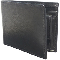 FIONA Mens Leather Bifold Wallet | Wallets For Men RFID Blocking | Genuine Leather | Extra Capacity Mens Black Wallet |