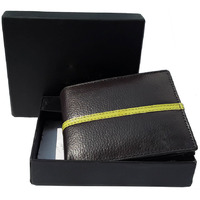 FIONA Mens Leather Bifold Wallet | Wallets For Men RFID Blocking | Genuine Leather | Extra Capacity Mens Black Wallet |