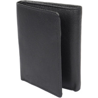 FIONA Mens Leather Bifold Wallet | Wallets For Men RFID Blocking | Genuine Leather | Extra Capacity Mens Black Wallet |