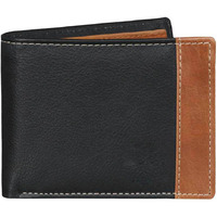 FIONA Mens Leather Bifold Wallet | Wallets For Men RFID Blocking | Genuine Leather | Extra Capacity Mens Black Wallet |