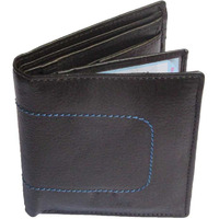 FIONA Mens Leather Bifold Wallet | Wallets For Men RFID Blocking | Genuine Leather | Extra Capacity Mens Black Wallet |