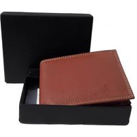 FIONA Mens Leather Bifold Wallet | Wallets For Men RFID Blocking | Genuine Leather | Extra Capacity Mens Brown Wallet |