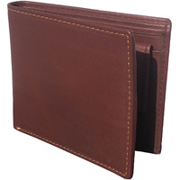 FIONA Mens Leather Bifold Wallet | Wallets For Men RFID Blocking | Genuine Leather | Extra Capacity Mens Brown Wallet |