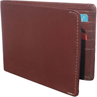 FIONA Mens Leather Bifold Wallet | Wallets For Men RFID Blocking | Genuine Leather | Extra Capacity Mens Brown Wallet |