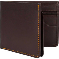 FIONA Mens Leather Bifold Wallet | Wallets For Men RFID Blocking | Genuine Leather | Extra Capacity Mens Brown Wallet |