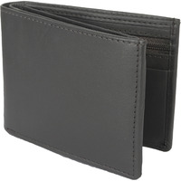 FIONA Mens Leather Bifold Wallet | Wallets For Men RFID Blocking | Genuine Leather | Extra Capacity Mens Grey Wallet |