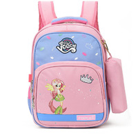 Navy Blue Plus Red Casual WaterProof BackPack School Bag office Teens Boys/Girls (Color: PINK)
