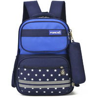 BabyPink Plus Light Blue Casual WaterProof BackPack School Bag office Teens Boys/Girls (Color: NAVY BLUE)