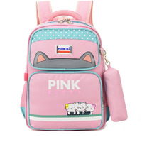 BabyPink Plus Cgreen Casual WaterProof BackPack School Bag office Teens Boys/Girls (Color: PINK)