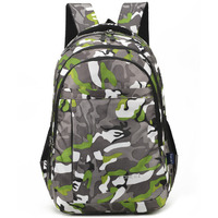 gold Plus Black Casual WaterProof BackPack School Bag office Teens Boys/Girls (Color: GREEN)