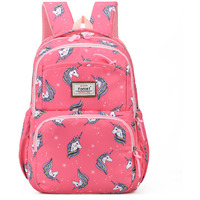 Baby pink Colour lightweight casual  waterproof backpack school bag office for mens boys  girls women teens unisex laptop water proof water proof resistant travel. (Color: PINK)