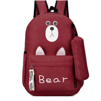 Casual Backpack School Bag Office for Mens Boys Girls Women lightweight unisex Waterproof. (Color: Maroon)