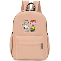 Casual Backpack lightweight unisex Waterproof for boys & girls. (Color: Peach)