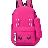 Casual Backpack School Bag Office for Mens Boys Girls Women lightweight unisex Waterproof. (Color: Pink)