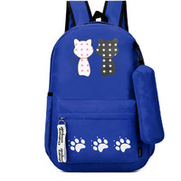Casual Backpack School Bag Office for Mens Boys Girls Women Teens lightweight unisex Waterproof (Color: Blue)
